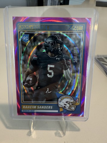 Raheim Sanders 2025 Score #45 Pink Wave /399