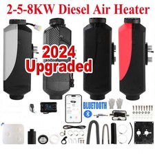 12-24v 2kw-5kw-8kw Diesel Air Heater Bluetoothlcd Thermostat Caravan Motorhome
