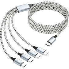 5FT USB C Multi Charging Cable 4 in 1 Splitter