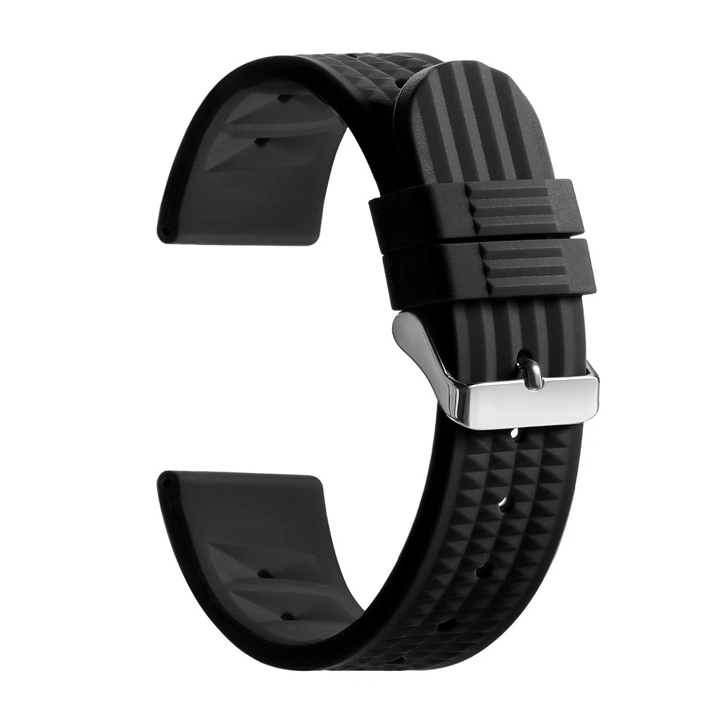TStrap Metalen horlogeband, quick release-horlogebandje voor heren en dames, vervangend roestvrijstalen smartwatch-bandje, 12 mm, 16 mm, 18 mm, 20 mm, 22 mm, 24 mm, 19mm, Roestvrij staal