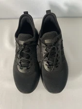 Skechers Men's Bobs Memory Foam Sneakers Walking Shoes Black Size 8.5 117417