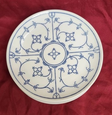 4 Winterling Schawzenbach Salad plates Bavaria Germany Blue Strawflower 7.625''D