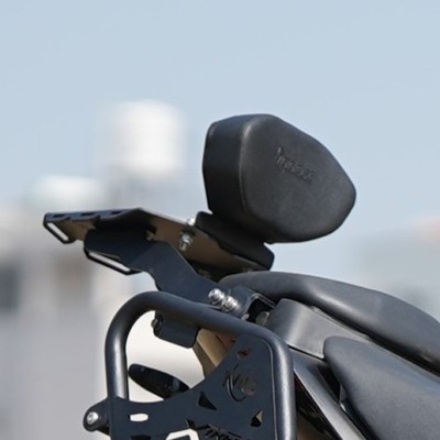 Gepäckträger mit Rückenlehne Schwarz Moto Care passend für Hero Xtreme 250R G...