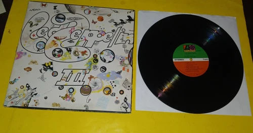 Led Zeppelin III MASTERCRAFT Atlantic SD 7201 So Mote Be It Plays Excellent