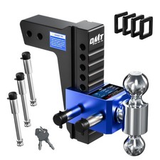 OMT Trailer Hitch 2.5" Receiver Class 3 4 Tow Hitch 8" Adjustable Towing Hitch