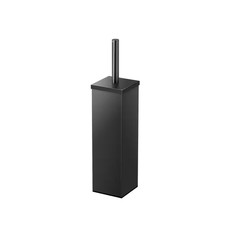 Square 3.13 In. W Stainless Steel Toilet Brush Holder in Matte Black
