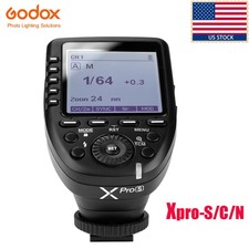 Godox XPro-S/C/N 2.4G Wireless TTL Flash Trigger Transmitter fr Sony/Canon/Nikon
