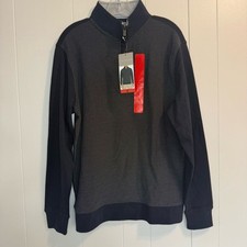 NWT Ted Baker Navy Men's Medium quarter zip collared Sweater office wear, preppy