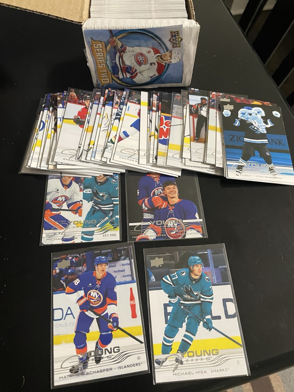 2025-26 UPPER DECK HOCKEY SERIES 2 COMPLETE SET WITH YOUNG GUNS 251-500 SCHAEFER