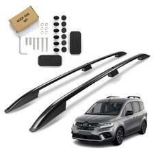 Barres de toit pour Renault Kangoo (RJK/FFK/XFK) H1 COURT (L1) 2021- Noir Peint