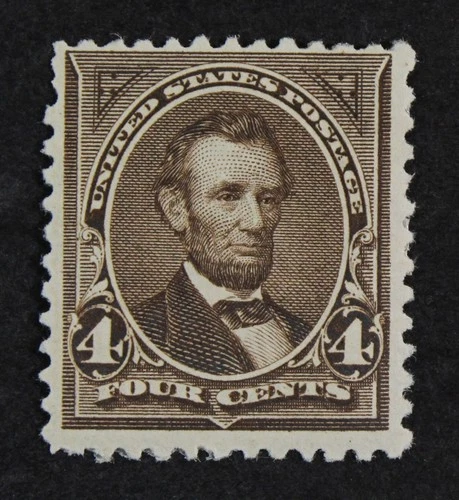 CKStamps: US Stamps Collection Scott#254 4c Lincoln Mint HR OG