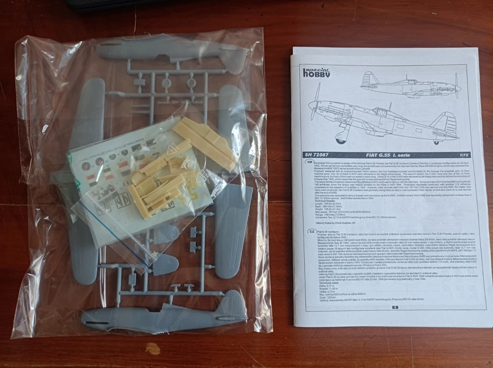 Special Hobby Fiat G 55 1/72   Regia Aeronautica nuovo - Immagine 3 di 3