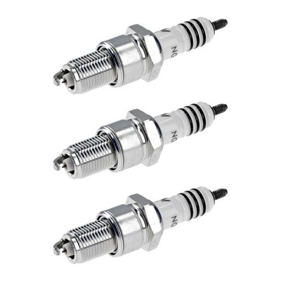 3 Zündkerzen mit Flachdichtsitz NGK Iridium IX für u.a. LANCIA DELTA