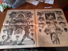 RARE 1938 CINCINNATI POST NEWSPAPER  GEHRIG -DIAMAGGIO-DERRINGER -ALL STAR GAME