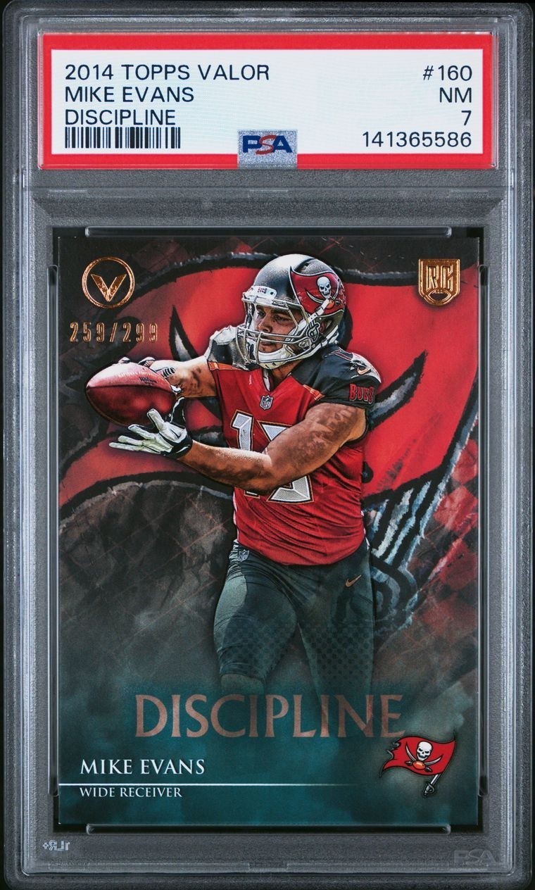Mike Evans Topps Valor #160 Discipline