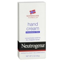 Neutrogena Hand Cream Norwegian Formula Fragrance Free 2oz 4 pack
