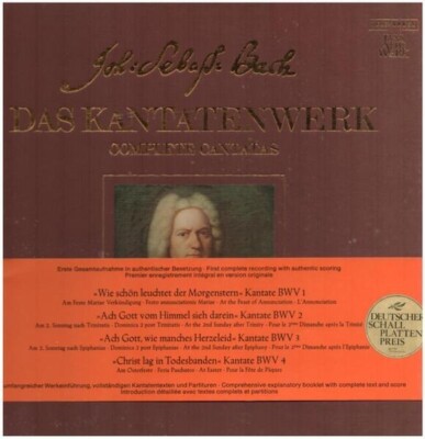 Bach Kantatenwerk · Complete Cantatas | BWV 1-4 | 1 Telefunken 2xVinyl LP