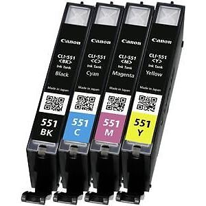 Canon CLI-551 Druckerpatronen Multipack Голубой пурпурный Gelb Schwarz 6509B009