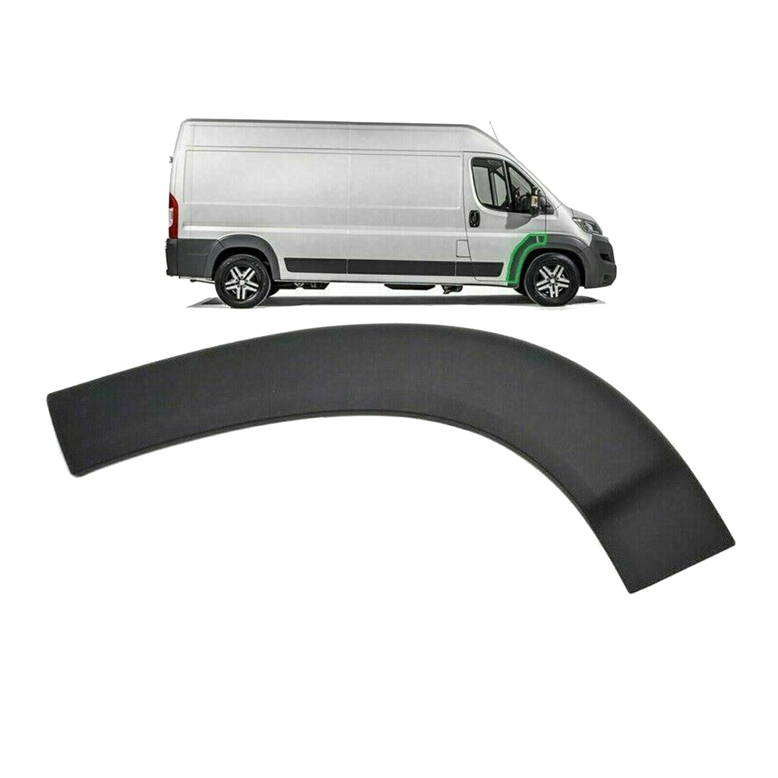 Passage de roue avant droit Boxer Jumper pièce carrosserie moulure 1617347380