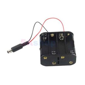 sourcing map 5 pcs AAA to Size AA Battery Adapters Converter Cases AA-Adapter