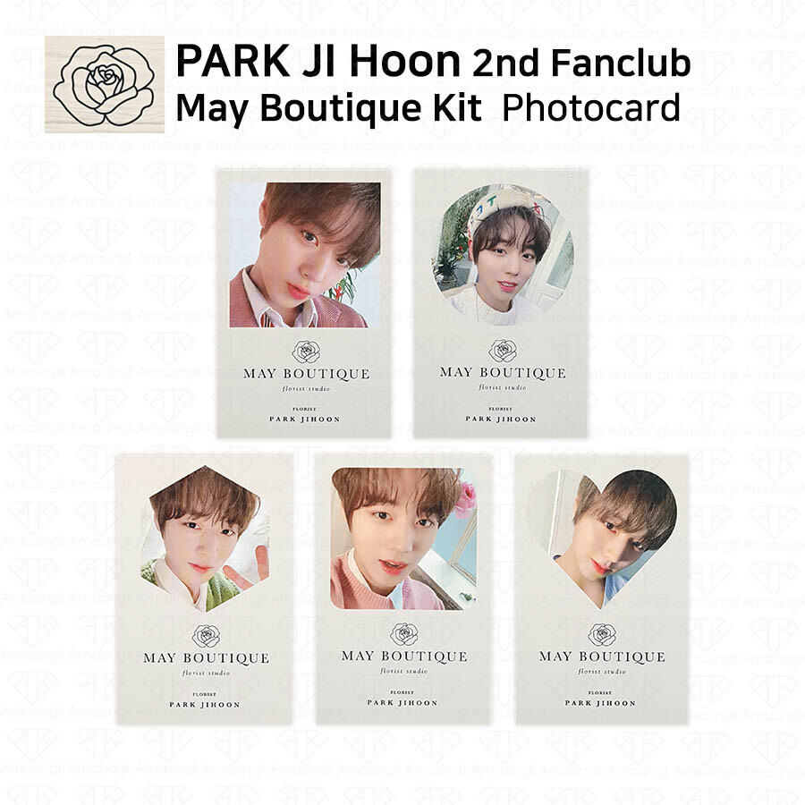 Park Jihoon 2nd Fan Club May Boutique Kit Official Photocard Park Jihoon 2nd Fan Club May Boutique Kit Official Photocard