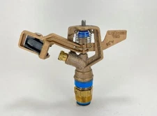 RARE NEW WEATHER TEC 10-10 1/2" BRASS IMPACT SPRINKLER REPLACE RAIN BIRD 14VH