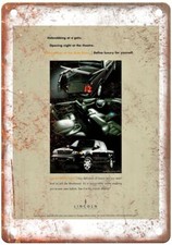 Vintage 2002 Lincoln Blackwood Auto Ad Retro Look Metal Sign A4657
