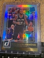 2015-16 PANINI DONRUSS JONATHON SIMMONS RATED ROOKIE SILVER HOLO 148/199