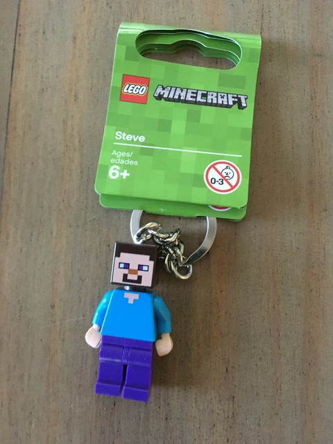 lego minecraft keychain