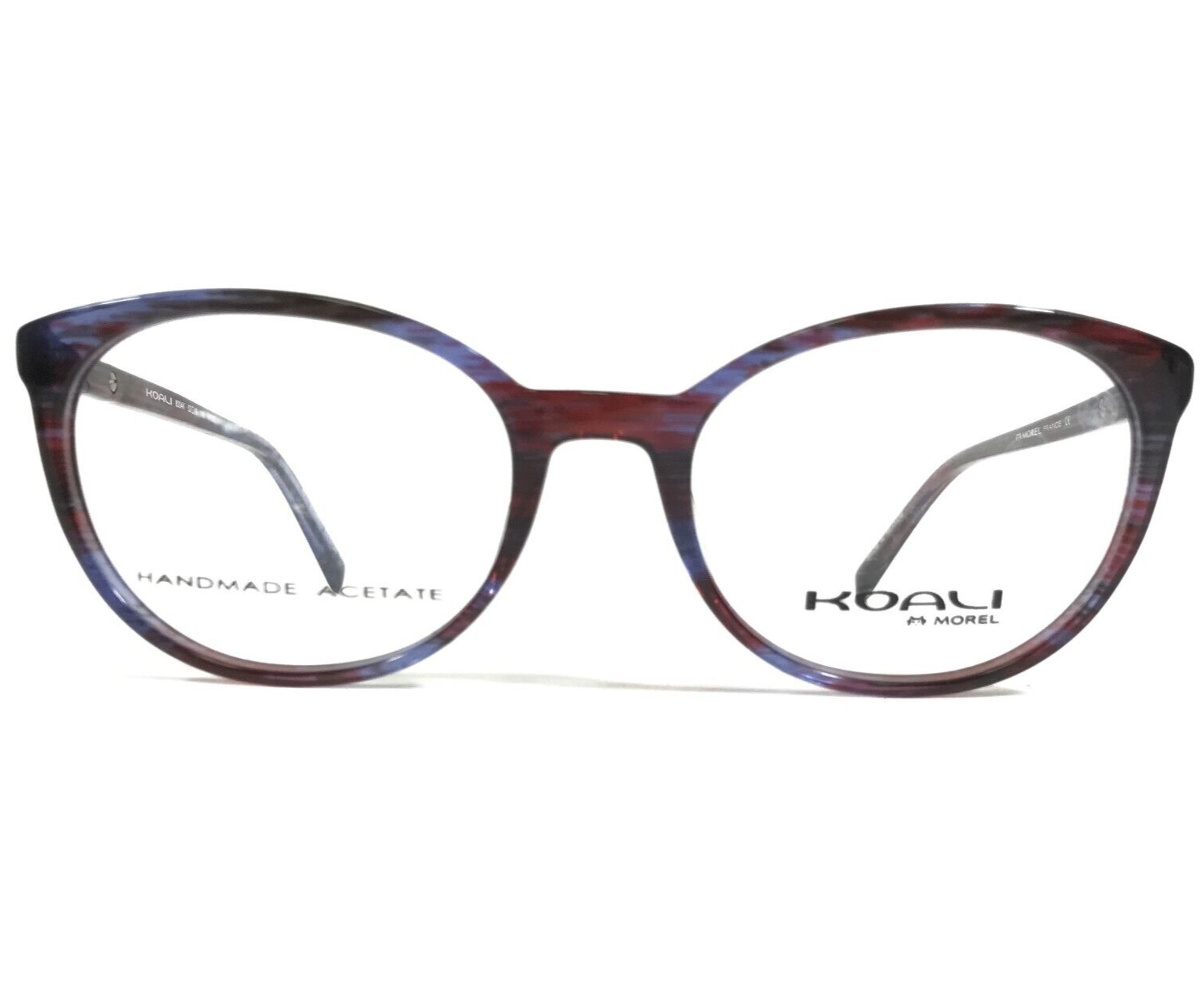 Morel Eyeglasses Frames KOALI 8304K PP033 Blue Red Purple Horn Cat Eye 5219140 eBay