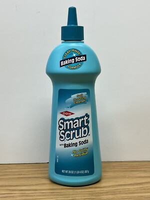 VINTAGE DOW SMART SCRUB BAKING SODA CLEANSER 20 OZ PROP 1990s NOS