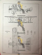 B.E. 2E Farnborough Drawing, (B.E. 12, Reverse) Book Illustration (Print), 1946