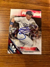 2016 Topps Los Angeles Dodgers A.J. Ellis Autographed Card #US300