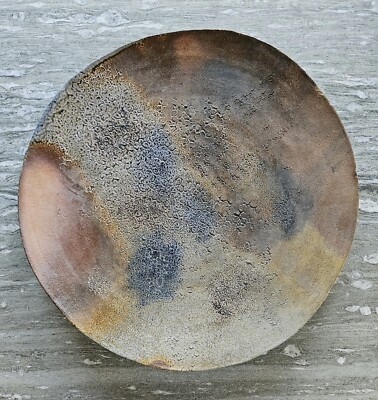 Ceramic Plate By Clayton Amemiya - Year 2000 - Japanese and Hawaian Art.