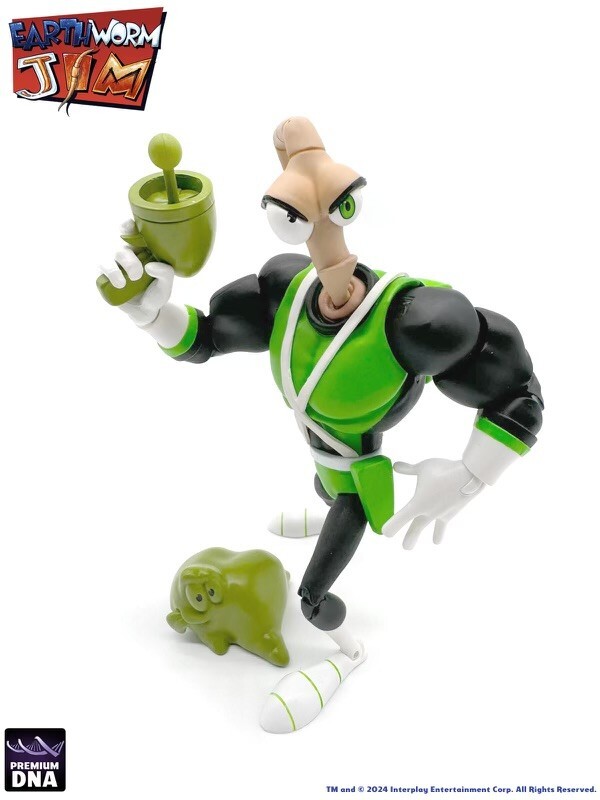 TOYCOLLECTR/PremiumDNA Earthworm Jim Green and Black exclusive