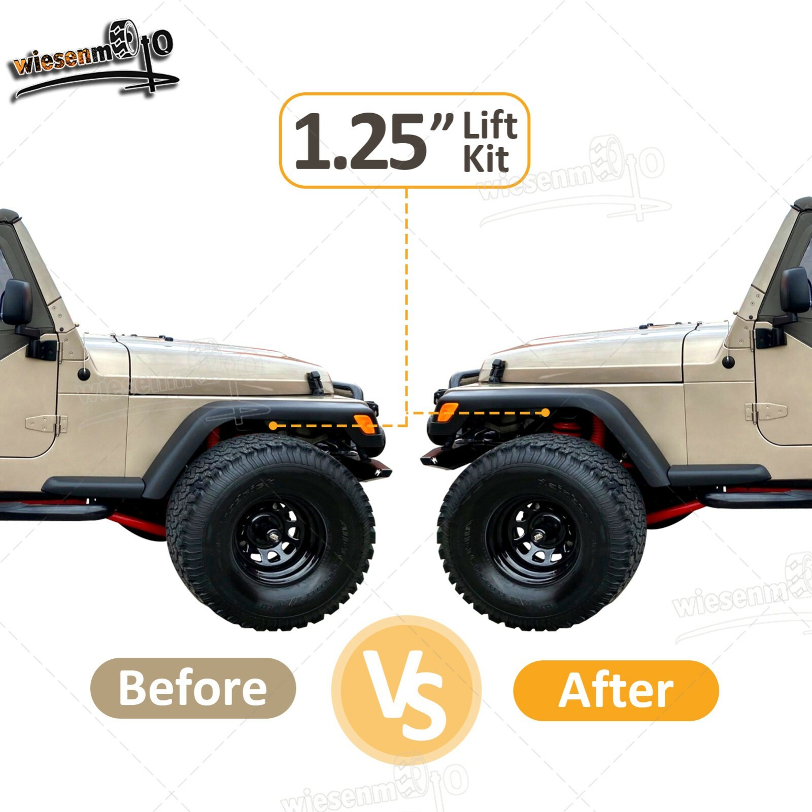 Actualizar 67+ imagen body lift jeep wrangler tj Thptnganamst.edu.vn