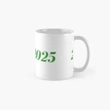 2025 New Year Green Classic Mug , Gift For Family