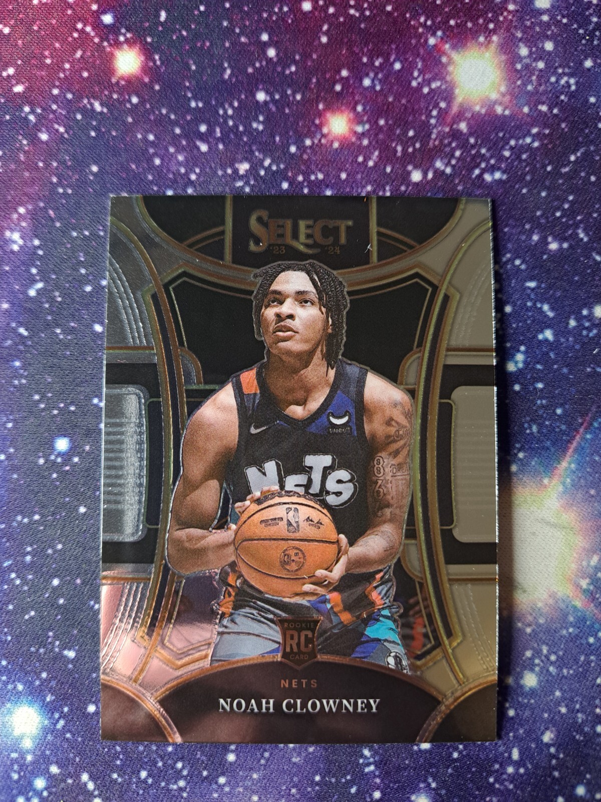 2023-24 Panini Select Noah Clowney Silver Rookie #325 Brooklyn Nets Rookie