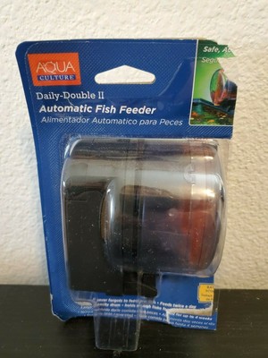 daily double automatic fish feeder