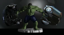 Hulk From The Incredible Hulk 2008  DC comics File STL 3D Print Model 2 Versions