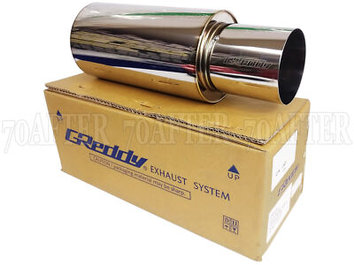Greddy Revolution RS Universal Exhaust Muffler 3'' Inlet 4.5'' Removable Tip