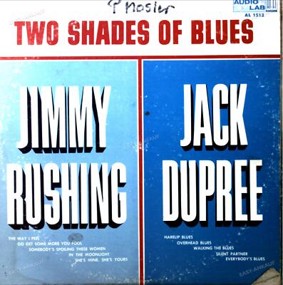 Jimmy Rushing / Jack Dupree - Two Shades Of Blues US LP 1959 (VG-/G) ´