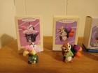 COMPLETE SET of 4 HALLMARK EASTER ORNAMENTS Garden Club Animals Bunny — photo 4