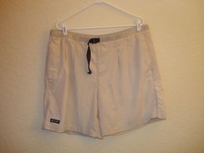 Mens Columbia Sportswear CO Lt Khaki Nylon Swim Trunks-XL