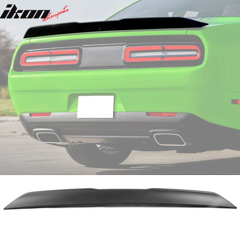 Fits 15-23 Dodge Challenger OE Factory Style Rear Trunk Spoiler Wing Matte Black