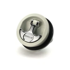 Whitecap S-0226WC T-Handle Latch with Keyed Lock - White