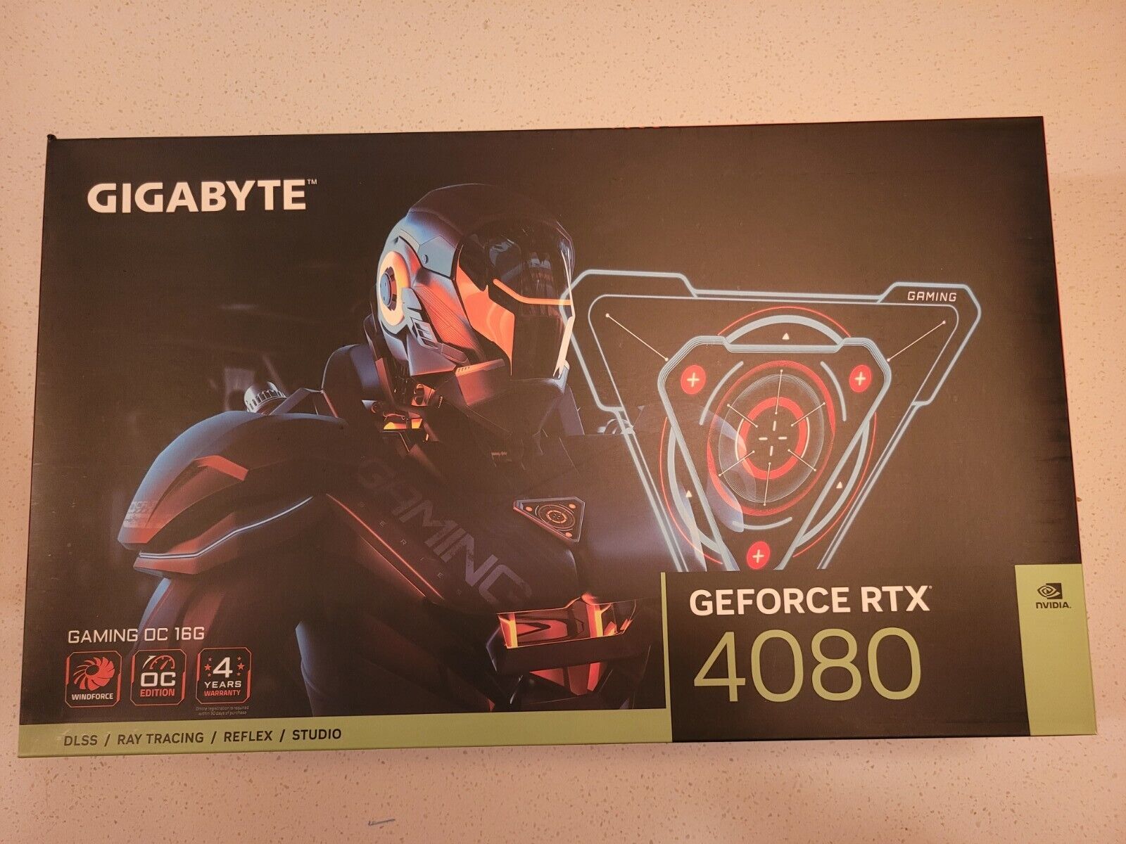 GIGABYTE Gaming GeForce RTX 4080 Video Card GV-N4080GAMING OC-16GD