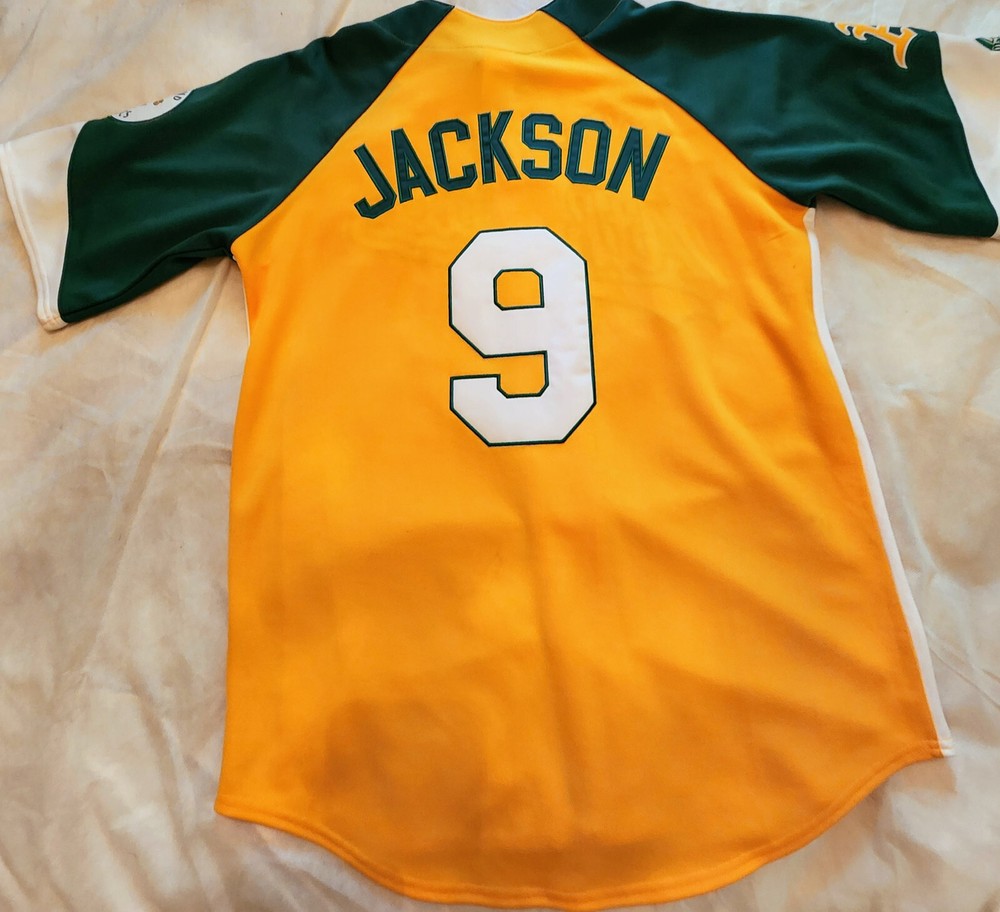 Reggie Jackson Oakland A's Athletics Jersey MLB Majestic Cooperstown Collection