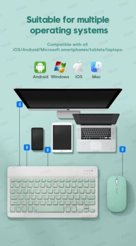 Wireless Keyboard For iPad Bluetooth Keyboard For Android and Windows Tablet - Picture 2 of 14