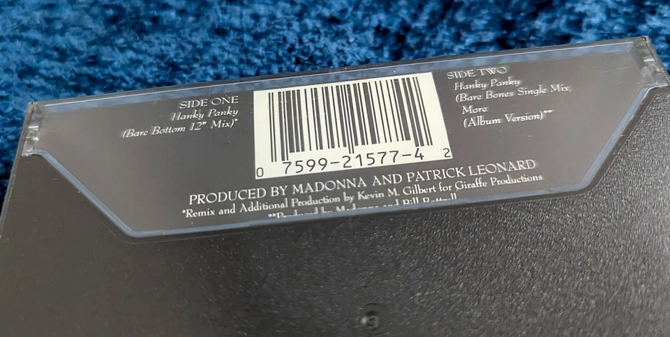 MADONNA SEALED HANKY PANKY CASSETTE MAXI BLACK BOX TAPE US 1990 I'm Breathless - Image 4 of 4